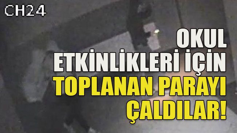 Okul etkinlikleri için toplanan parayı çaldılar!