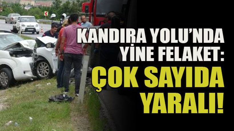Kandıra Yolu’nda yine felaket: Çok sayıda yaralı!