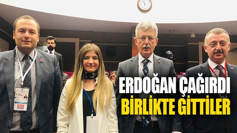 Erdoğan çağırdı, birlikte gittiler