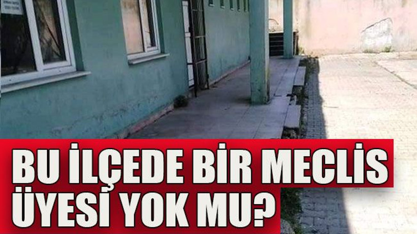Bu ilçede bir meclis üyesi yok mu?
