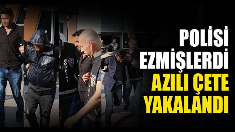 Kaçarken polisi ezmişlerdi, azılı çete yakalandı