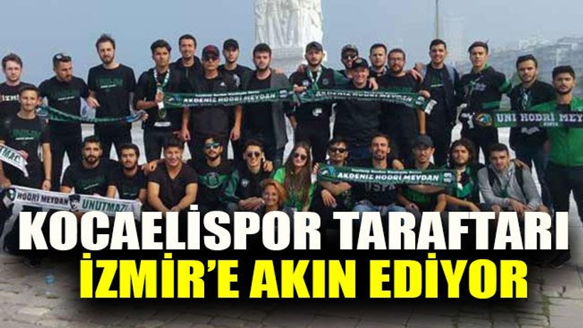 Kocaelispor taraftarı İzmir’e akın ediyor