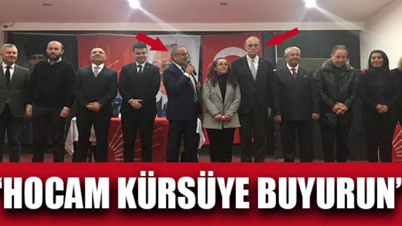 “Hocam kürsüye buyurun”