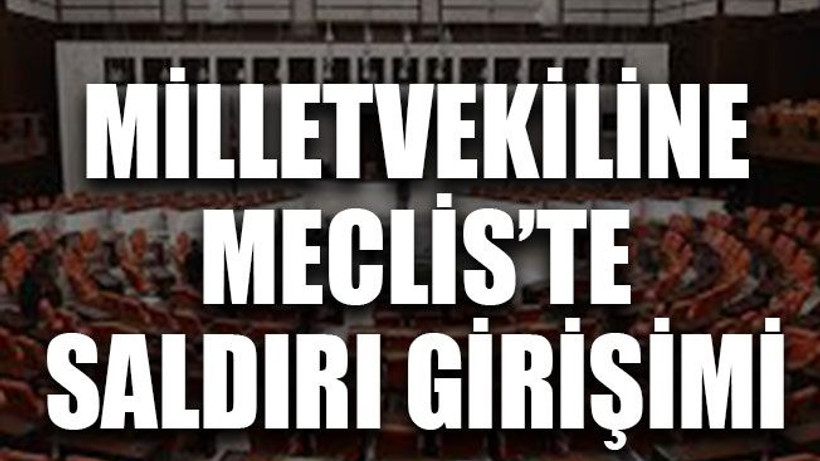 Milletvekiline Meclis’te saldırı girişimi