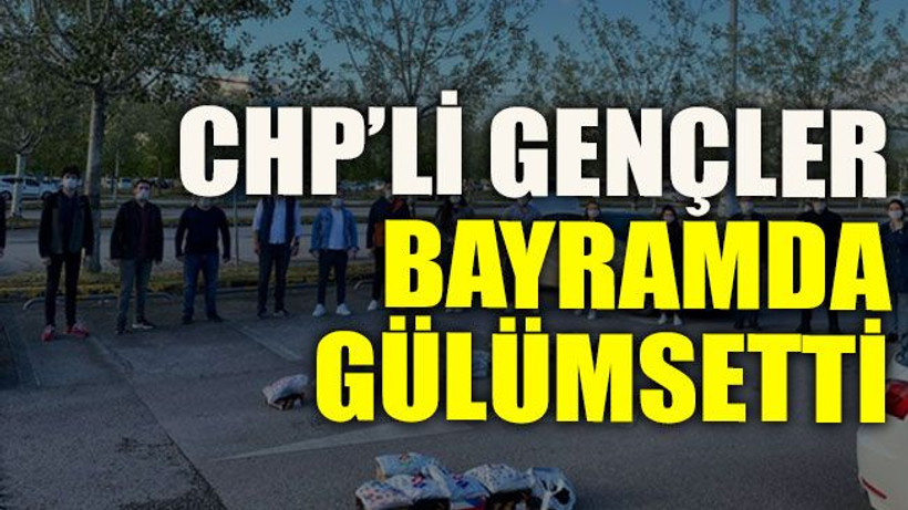 CHP’li gençler bayramda gülümsetti