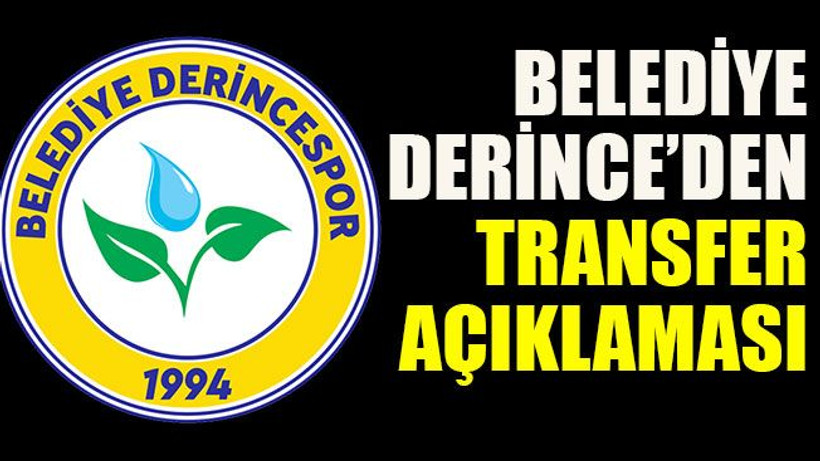 Belediye Derince’den transfer açıklaması