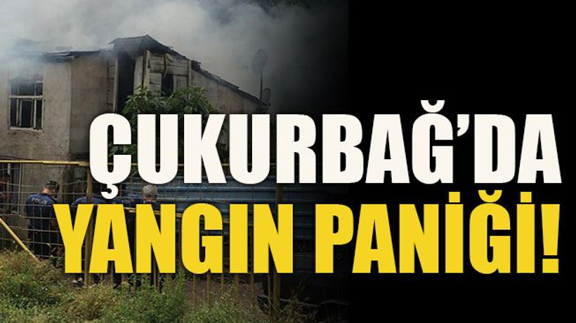 Çukurbağ’da yangın paniği!