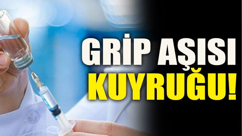 Grip aşısı kuyruğu!