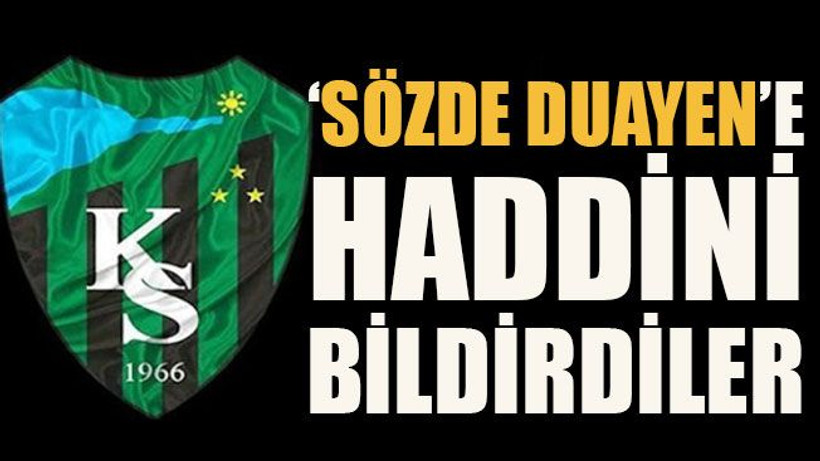 ‘Sözde duayen’e haddini bildirdiler