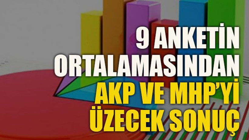 9 anketin ortalamasından AKP ve MHP’yi üzecek sonuç