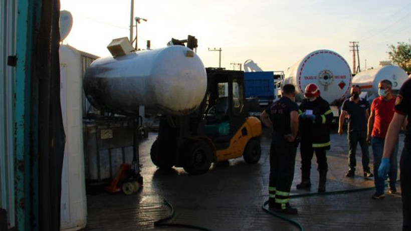 Gebze’de amonyak dolu tank patladı: 5 yaralı