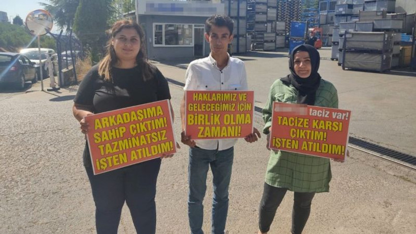 Tacizi yönetime anlattılar, işten atıldılar
