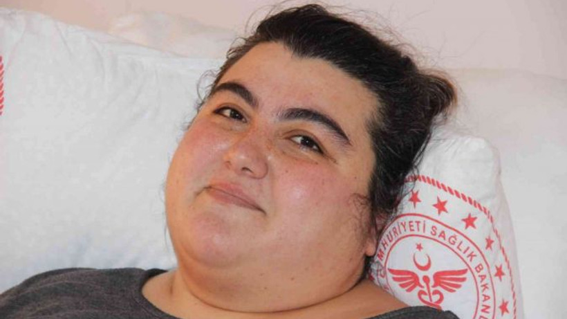 132 kiloydu, hayaline kamu hastanesinde kavuştu