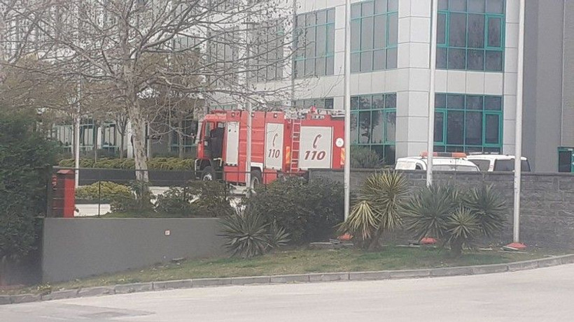 Baskı fabrikasında yangın