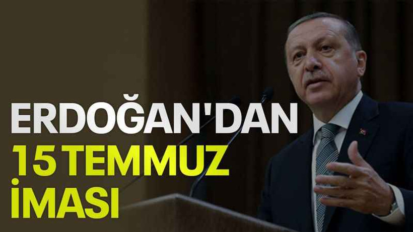 Erdoğan'dan 15 Temmuz iması