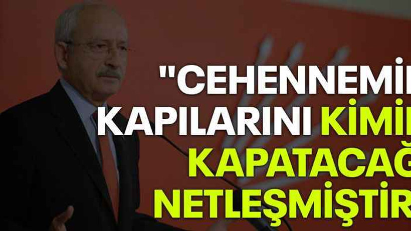 "Cehennemin kapılarını kimin kapatacağı netleşmiştir"