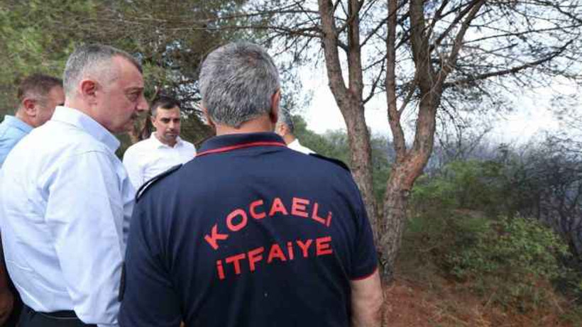 TÜBİTAK yerleşkesindeki orman yangını kontrol altına alındı