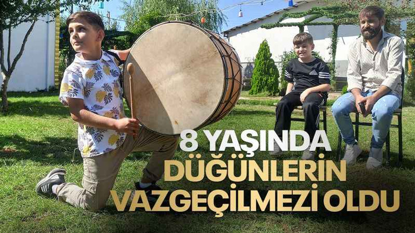 8 yaşında Kocaeli'de düğünlerin vazgeçilmezi oldu