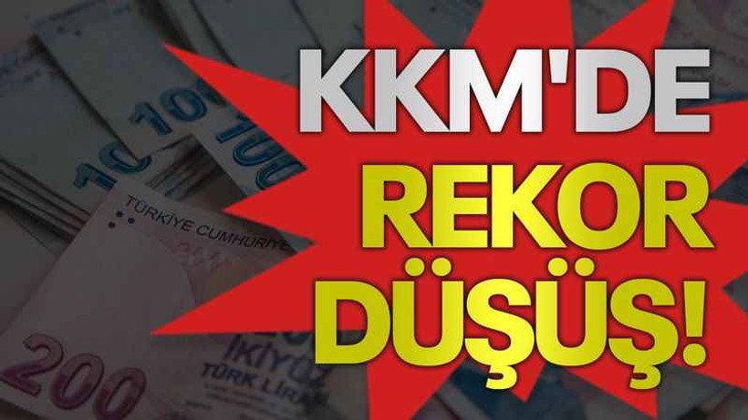 KKM'de rekor düşüş!