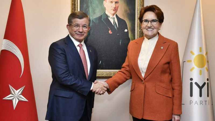 Davutoğlu'ndan Akşener'e ziyaret
