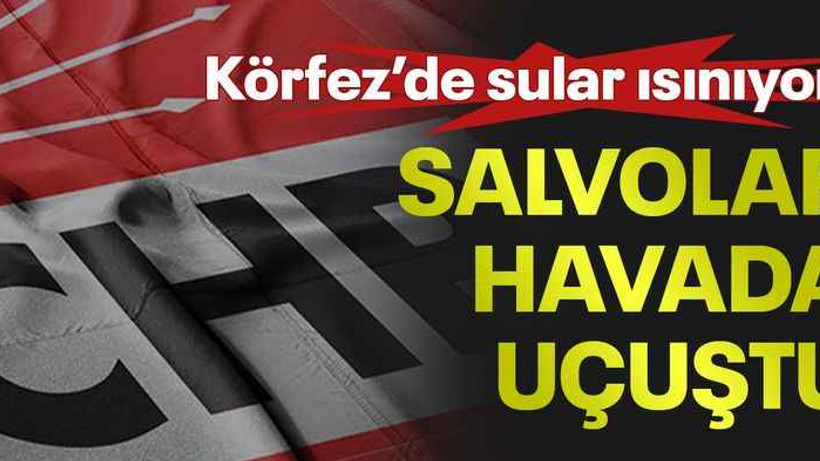 Körfez’de sular ısınıyor! Salvolar havada uçuştu