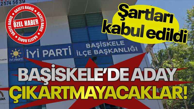 Şartları kabul edildi Başiskele’de aday çıkartmayacaklar!