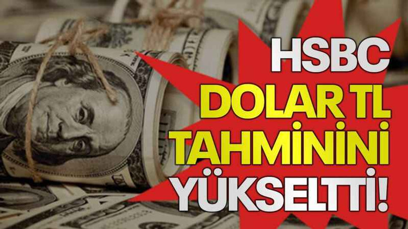 HSBC, dolar TL tahminini yükseltti!