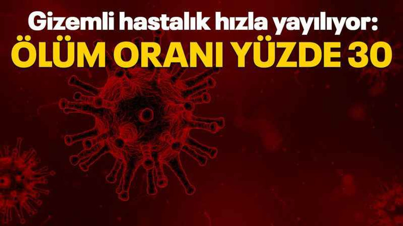 Gizemli hastalık hızla yayılıyor: Ölüm oranı yüzde 30