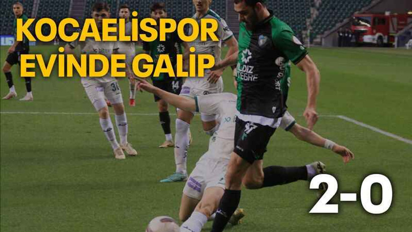 Kocaelispor evinde galip 2-0