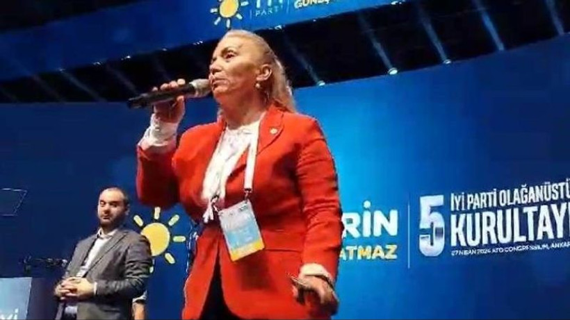 İYİ Parti Genel Başkan Adayı Kodaz, rakibi Koray Aydın için oy istedi, delegeler yuhaladı