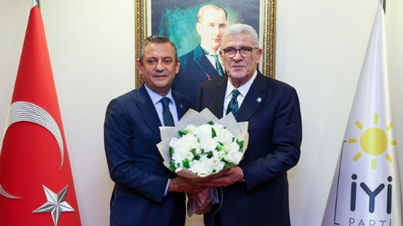 Özgür Özel Müsavat Dervişoğlu görüşmesi başladı
