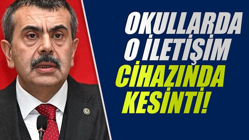 Okullarda o iletişim cihazında kesinti