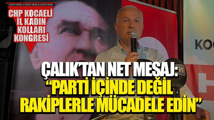Çalık’tan net mesaj: “Parti içinde değil rakiplerle mücadele edin”