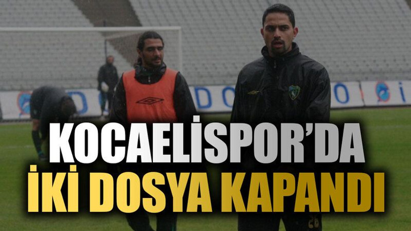 Kocaelispor’da iki dosya kapandı
