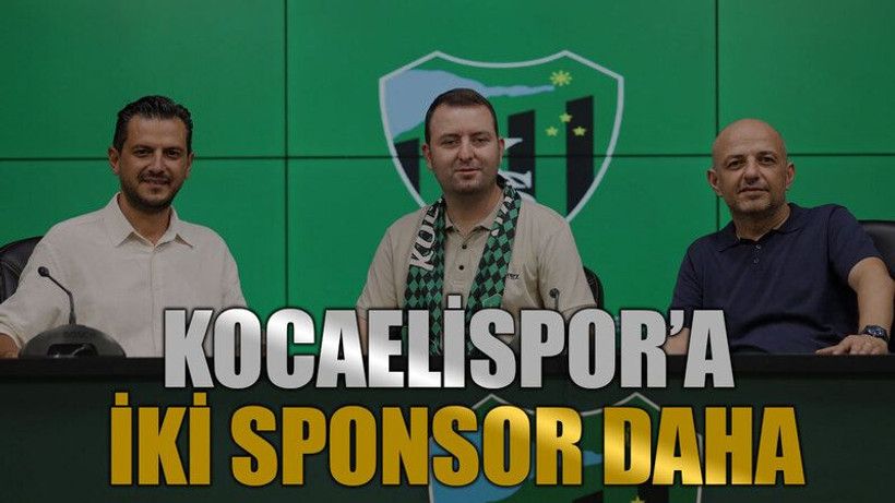 Kocaelispor’a iki sponsor daha