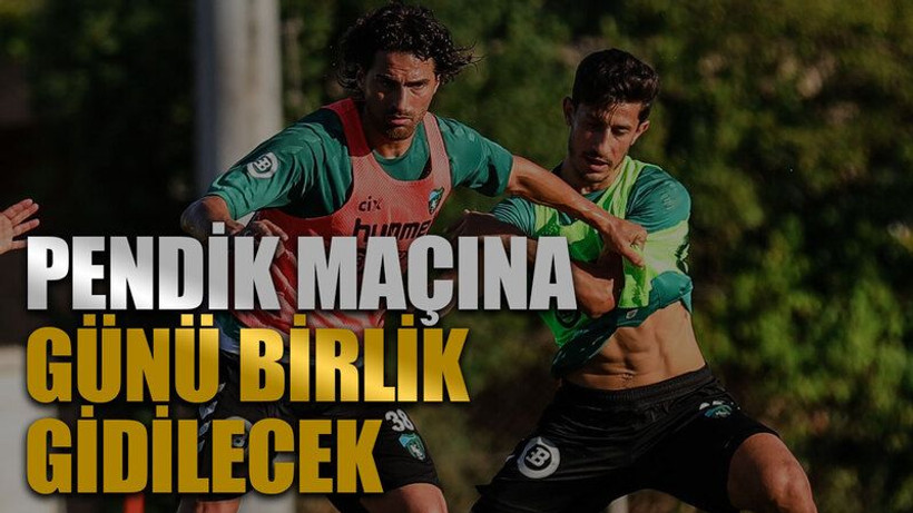 Pendik maçına günü birlik gidilecek
