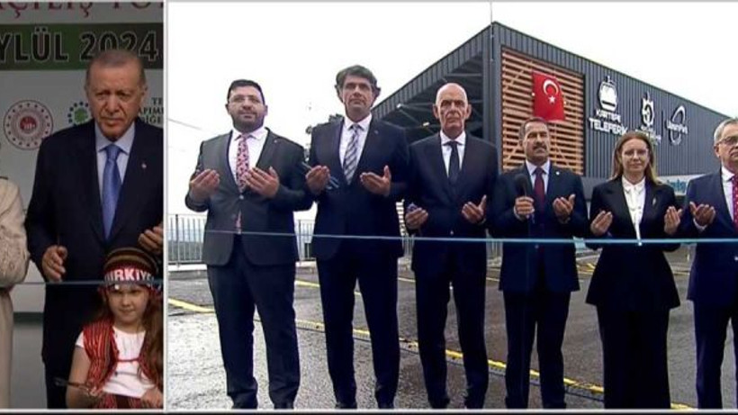 Gölcük’teki açılışa Kartepe’den bağlanıp duaya katıldılar