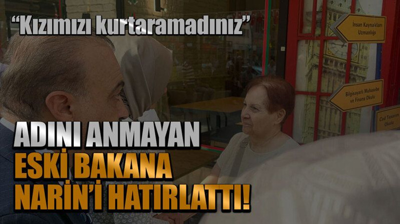 “Kızımızı kurtaramadınız” Adını anmayan eski bakana Narin’i hatırlattı!