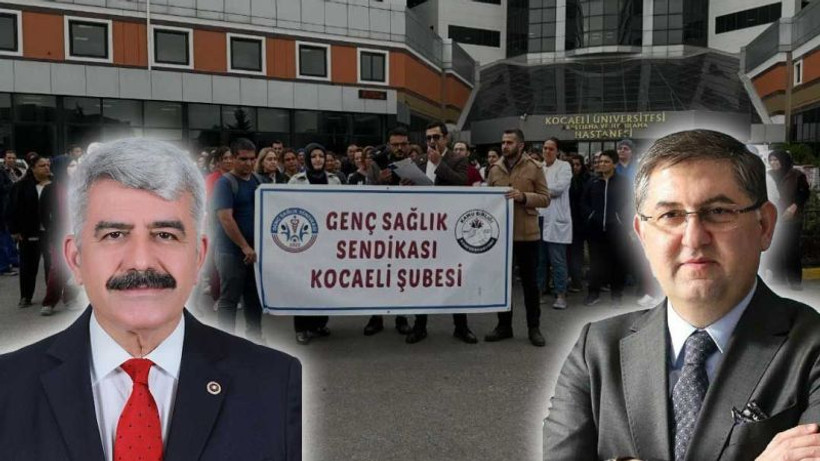 Milletvekilleri “çözdük” demişti Hastane çalışanları eylem yaptı