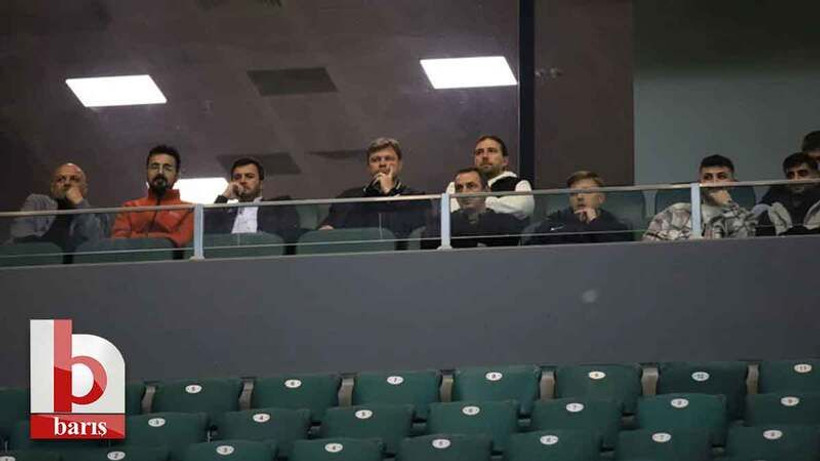 Ertuğrul Sağlam tribündeydi