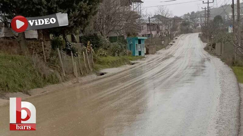 İzmit’teki yol, tehlike saçıyor!