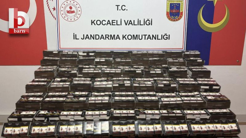 Gümrük kaçağı 90 bin makaron yakalandı!