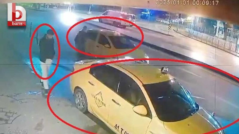 Yılbaşında dehşet saçtı! İstediği olmayınca taksiyi gasp etti, kaza yaptı