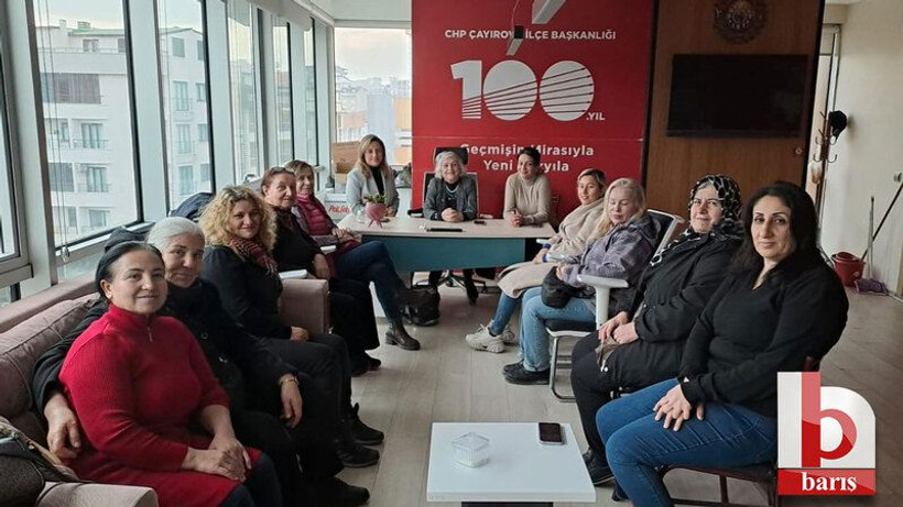 CHP’li kadınlar Emine Özcan’ın tecrübelerini dinledi