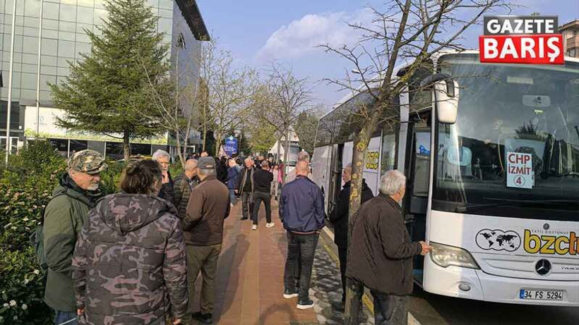 CHP Kocaeli, Maltepe mitingine 51 otobüsle gitti