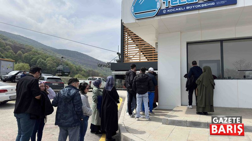 9 günde binlerce Kocaelili teleferiği tercih etti