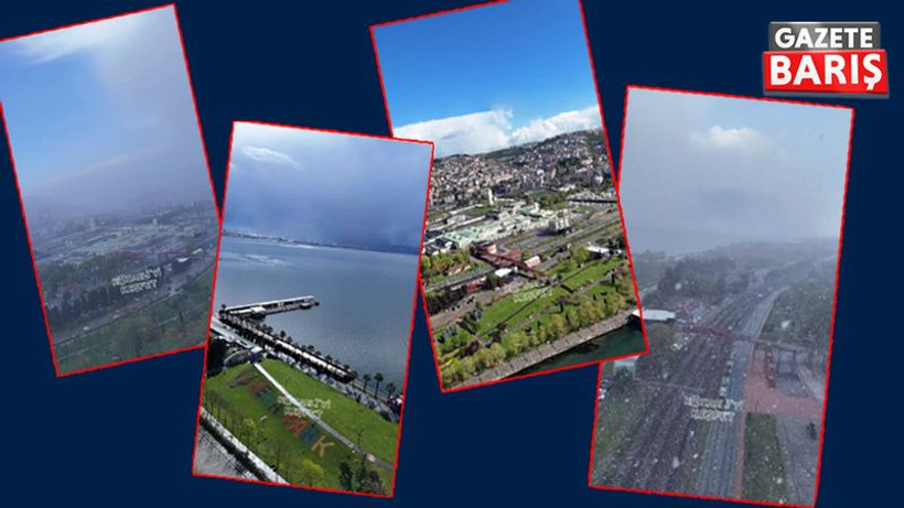 Kocaeli’de 1 günde 4 mevsim