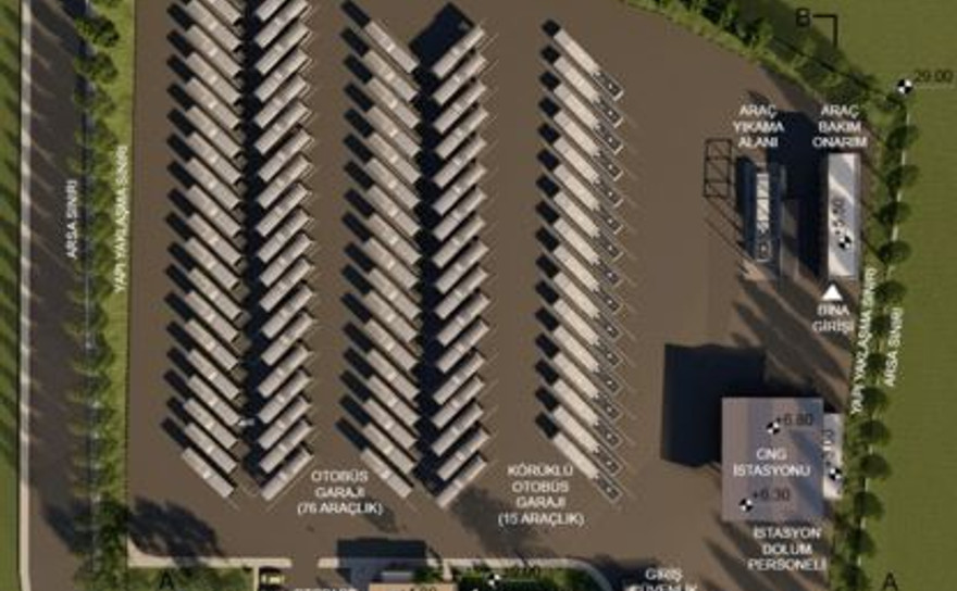Büyükşehir'den o ilçeye otobüs garajı