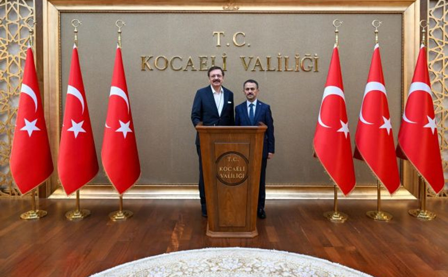 TOBB Başkanı Hisarcıklıoğlu’ndan Vali Aktaş’a ziyaret