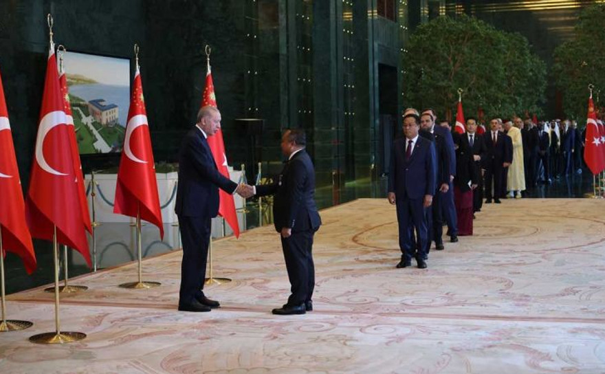 Erdoğan, Zafer Bayramı tebriklerini kabul etti